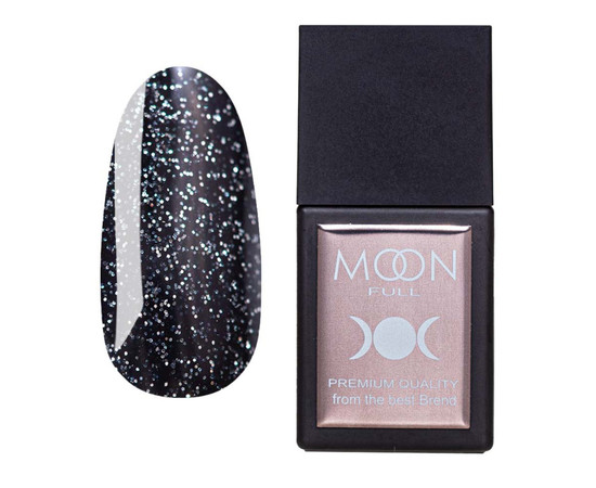 Изображение  Цветная база MOON FULL Amazing Color Base №3012 черно-синий с шиммером и блестками, 12 мл, Объем (мл, г): 12, Цвет: 3012