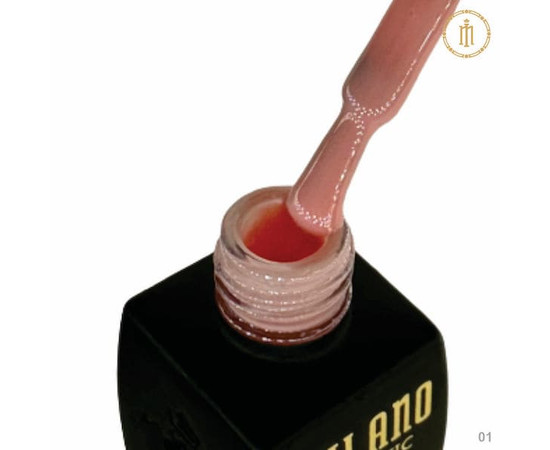 Зображення 2 Гель-лак Milano Nude Collection B №001, 8 мл, Об'єм (мл, г): 8, Колір: 001