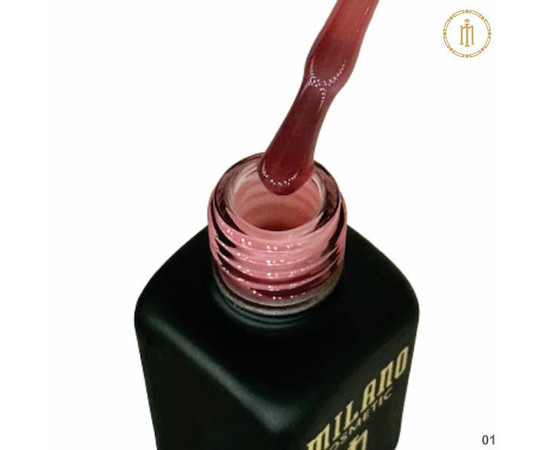 Зображення 2 Кольорова база Milano Cover Base №01, 12 мл, Об'єм (мл, г): 12, Колір: 01