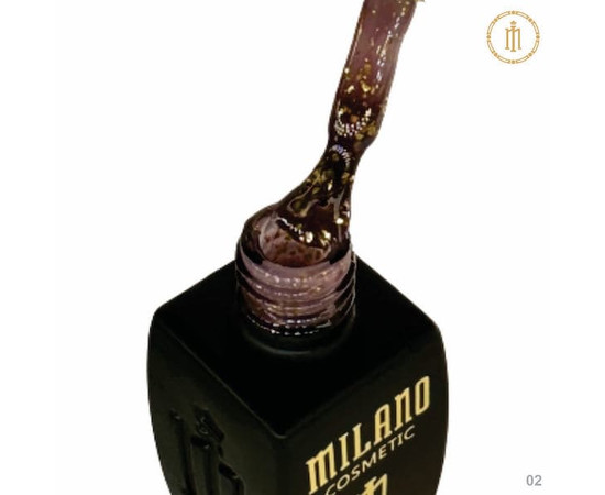 Зображення 2 База для гель лаку Milano Golden Bloom №02, 12 мл, Об'єм (мл, г): 10, Колір: 02