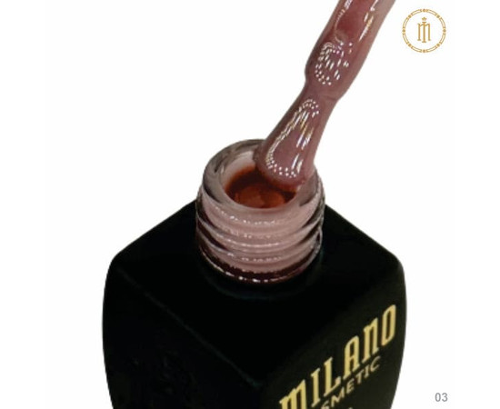 Зображення 2 Гель-лак Milano Nude Collection B №003, 8 мл, Об'єм (мл, г): 8, Колір: 003