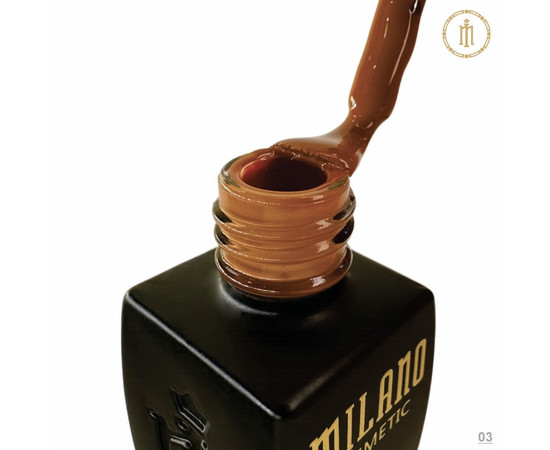 Изображение 2 Гель-лак Milano Color №03, 8 мл, Объем (мл, г): 8, Цвет: 03