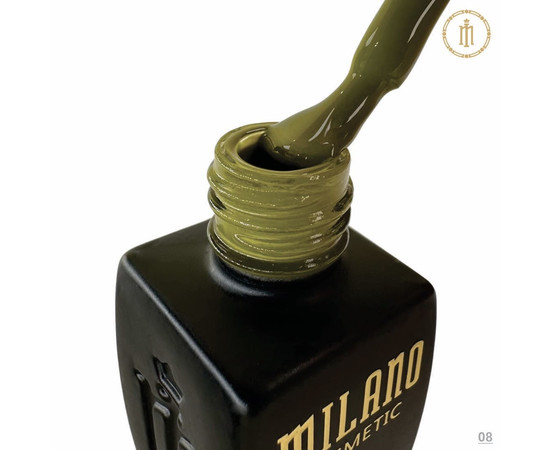 Изображение 2 Гель-лак Milano Color №08, 8 мл, Объем (мл, г): 8, Цвет: 08