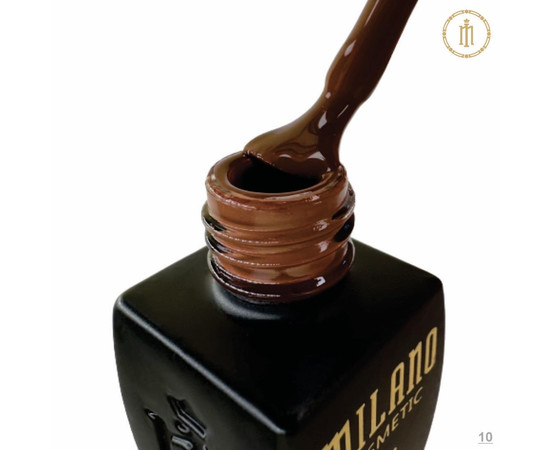 Изображение 2 Гель-лак Milano Color №10, 8 мл, Объем (мл, г): 8, Цвет: 10