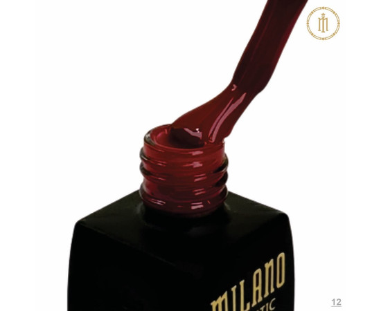 Изображение 2 Гель-лак Milano Color №12, 8 мл, Объем (мл, г): 8, Цвет: 12