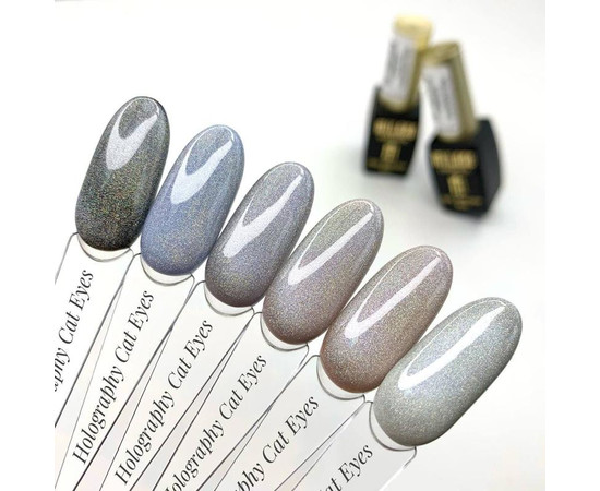 Зображення 3 Гель-лак Milano Cat Eyes Holography, 10 мл, Об'єм (мл, г): 10, Колір: Holography