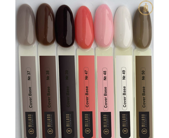 Зображення 2 Кольорова база Milano Cover Base №39, 12 мл, Об'єм (мл, г): 12, Колір: 39