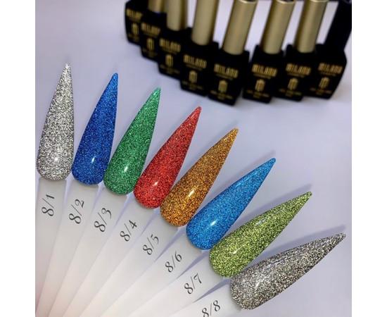 Зображення 4 Гель-лак Milano Effulgence №08/05, 8 мл, Об'єм (мл, г): 8, Колір: 08/05