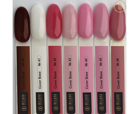 Зображення 3 Кольорова база Milano Cover Base №41, 12 мл, Об'єм (мл, г): 12, Колір: 41