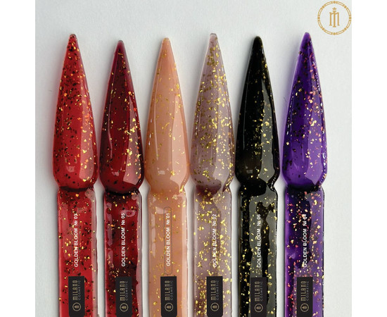 Изображение 3 База для гель лака Milano Golden Bloom №03, 10 мл, Объем (мл, г): 10, Цвет: 03
