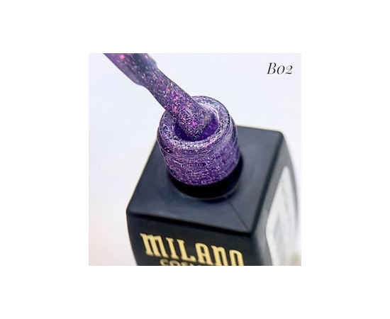 Зображення 2 Гель-лак Milano Phoenix №B-02, 8 мл, Об'єм (мл, г): 8, Колір: 02