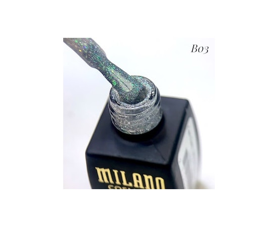 Зображення 2 Гель-лак Milano Phoenix №B-03, 8 мл, Об'єм (мл, г): 8, Колір: 03