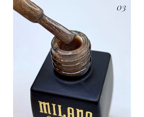 Зображення 2 Гель-лак Milano Cat Eyes Prizma №03, 8 мл, Об'єм (мл, г): 8, Колір: 03