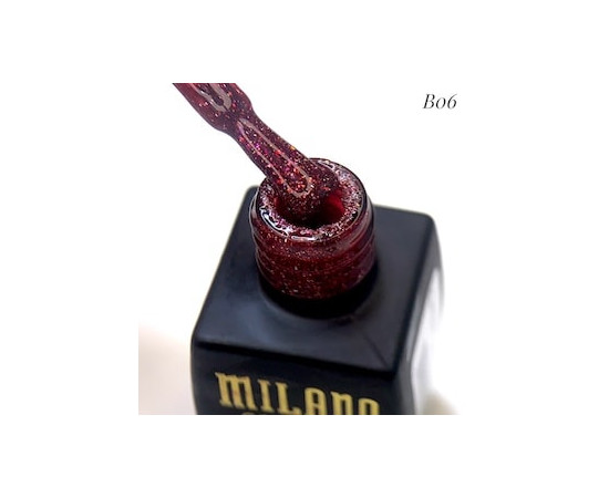 Зображення 2 Гель-лак Milano Phoenix №B-06, 8 мл, Об'єм (мл, г): 8, Колір: 06