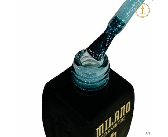 Изображение 2 База с поталью Milano Base Yuki №01, 10 мл, Объем (мл, г): 10, Цвет: 01