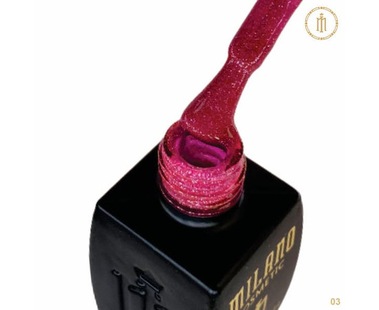 Изображение 2 Гель-лак Milano Effulgence Sun №03, 8 мл, Объем (мл, г): 8, Цвет: 03