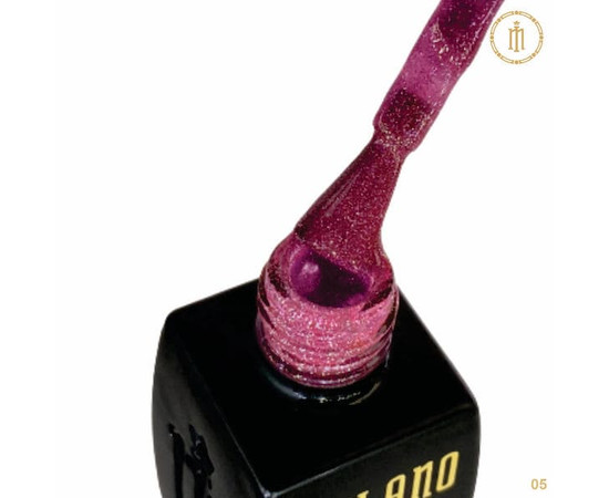 Изображение 2 Гель-лак Milano Effulgence Sun №05, 8 мл, Объем (мл, г): 8, Цвет: 05