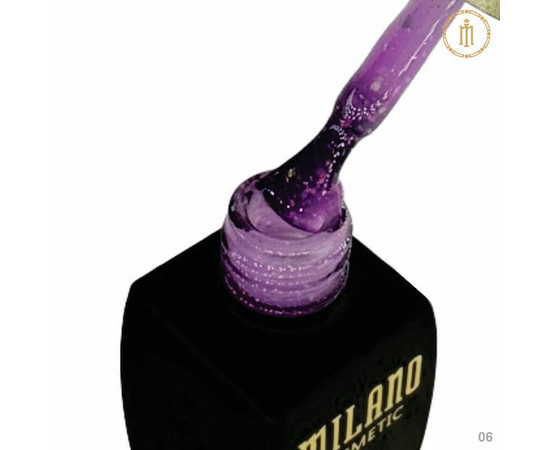 Изображение 2 База с поталью Milano Base Yuki №06, 10 мл, Объем (мл, г): 10, Цвет: 06