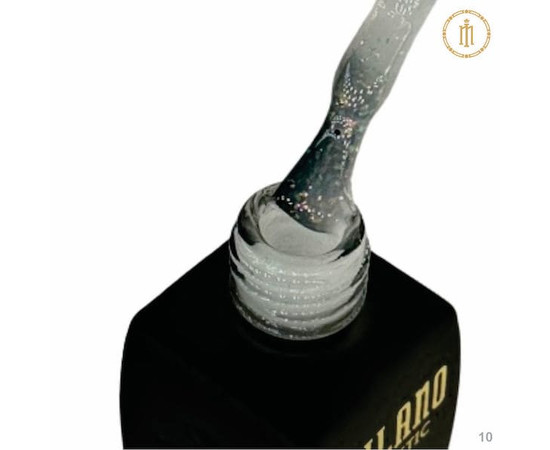 Изображение 2 База с поталью Milano Base Yuki №10, 10 мл, Объем (мл, г): 10, Цвет: 10