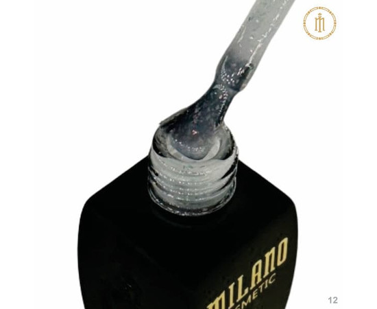 Изображение 2 База с поталью Milano Base Yuki №12, 10 мл, Объем (мл, г): 10, Цвет: 12
