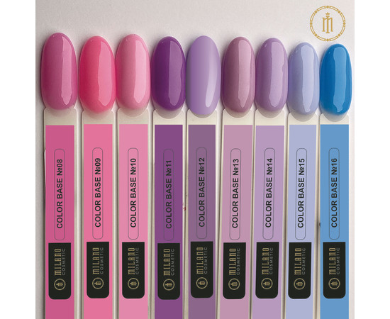 Зображення 3 База кольорова Milano Color Cover Base №14, 8 мл, Об'єм (мл, г): 8, Колір: 14