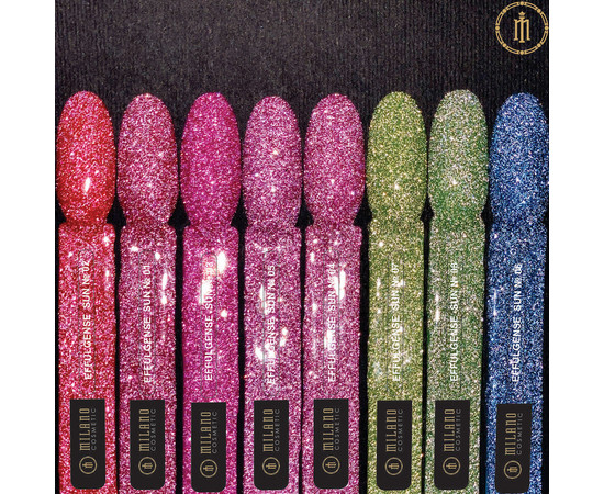 Зображення 3 Гель-лак Milano Effulgence Sun №08, 8 мл, Об'єм (мл, г): 8, Колір: 08