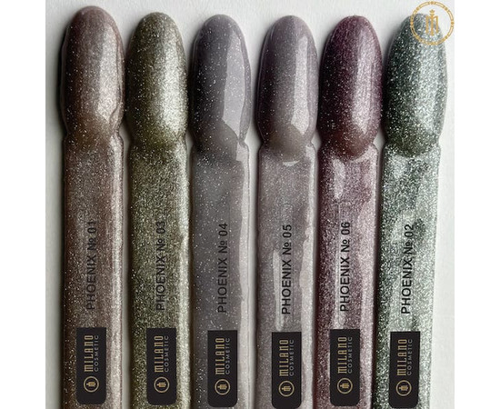 Зображення 4 База для гель лаку Milano Base Phoenix №01, 8 мл, Об'єм (мл, г): 8, Колір: 01