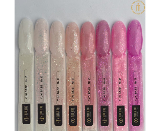 Изображение 3 База с поталью Milano Base Yuki №13, 10 мл, Объем (мл, г): 10, Цвет: 13