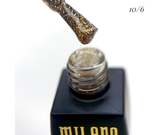Зображення 2 Гель-лак Milano Effulgence №10/06, 8 мл, Об'єм (мл, г): 8, Колір: 10/06