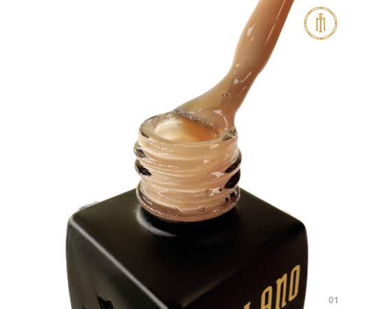 Зображення 2 База для гель лаку Milano Base Defferent Color №01, 10 мл, Об'єм (мл, г): 10, Колір: 01