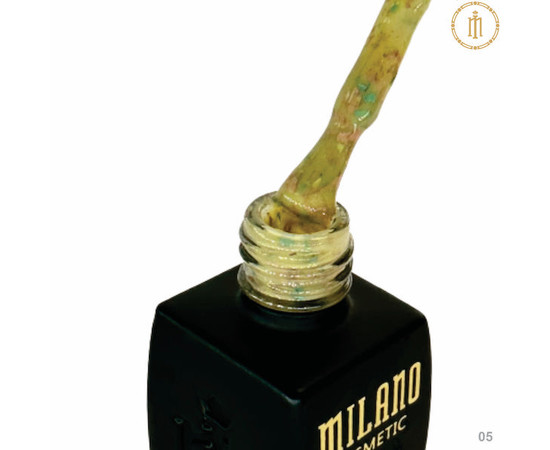 Зображення 2 База для гель лаку Milano Base Color Glass №05, 10 мл, Об'єм (мл, г): 10, Колір: 05