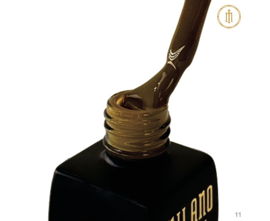 Зображення 2 База для гель лаку Milano Base Defferent Color №11, 10 мл, Об'єм (мл, г): 10, Колір: 11