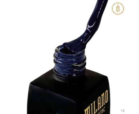 Зображення 2 База для гель лаку Milano Base Defferent Color №12, 10 мл, Об'єм (мл, г): 10, Колір: 12