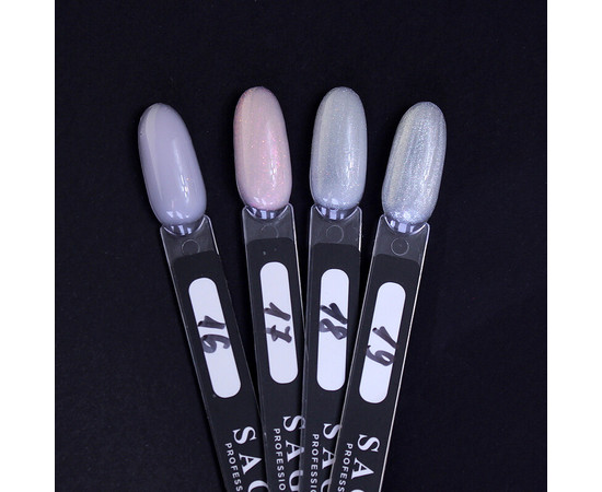 Изображение 2 Гель для наращивания Saga Builder Gel Veil №17 розовый жемчуг с перламутром и шиммером, 30 мл, Объем (мл, г): 30, Цвет: 17