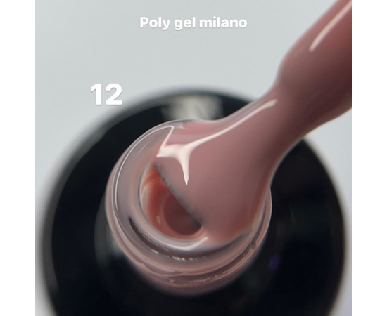 Зображення 4 Рідкий полігель Milano Liquid Poly Gel №12, 15 мл, Об'єм (мл, г): 15, Колір: 12
