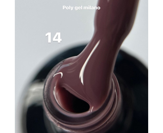Изображение 4 Жидкий полигель Milano Liquid Poly Gel №14, 15 мл, Объем (мл, г): 15, Цвет: 14