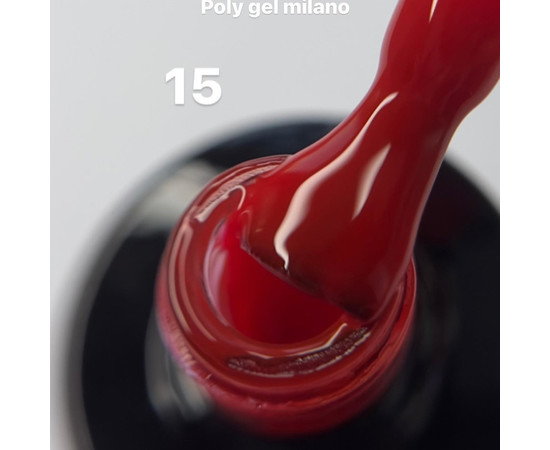 Изображение 4 Жидкий полигель Milano Liquid Poly Gel №15, 15 мл, Объем (мл, г): 15, Цвет: 15