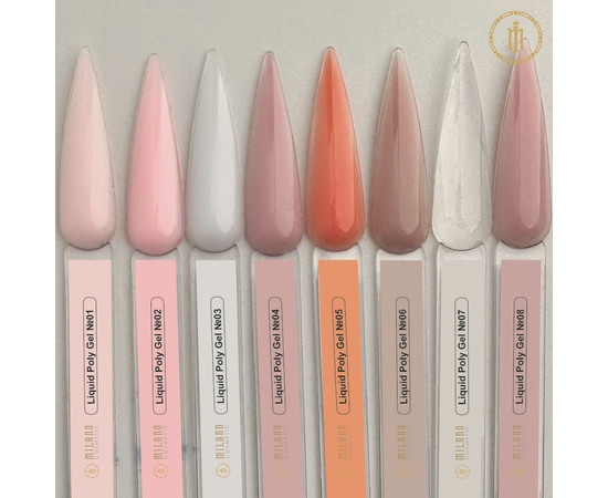 Изображение 3 Жидкий полигель Milano Liquid Poly Gel №01, 15 мл, Объем (мл, г): 15, Цвет: 01