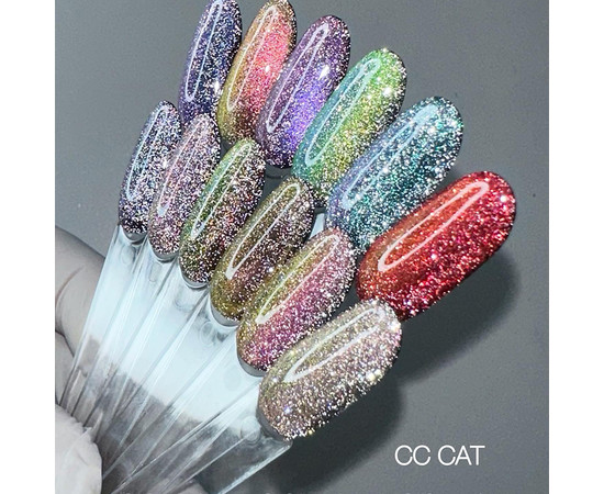 Изображение 4 Гель-лак Saga Wild Cat №03 малиново-розовый с золотом, 9 мл, Объем (мл, г): 9, Цвет: 03