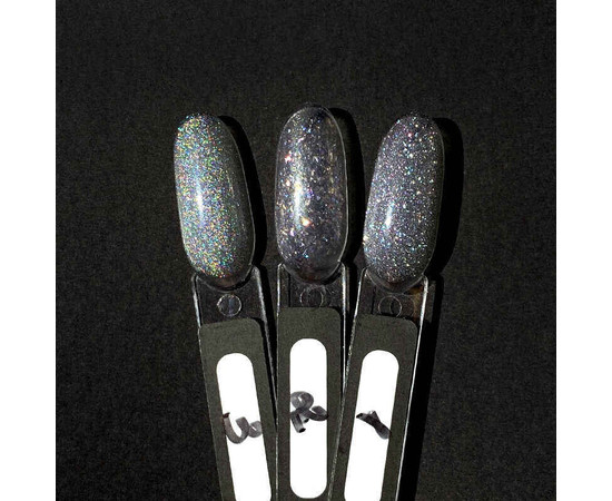 Изображение 3 Топ для гель-лака без липкого слоя Saga Top Crush №01 голограммный светоотражающий, 9 мл, Объем (мл, г): 9, Цвет: 01