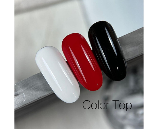 Зображення 2 Топ для гель-лаку без липкого шару Saga Top White білий, 9 мл, Об'єм (мл, г): 9, Колір: White