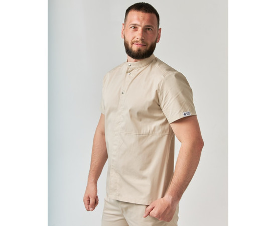 Зображення 3 Медичний костюм чоловічий Бостон кремовий р. 50, "БІЛИЙ ХАЛАТ" 129-460-679, Розмір: 50, Цвет: кремовий