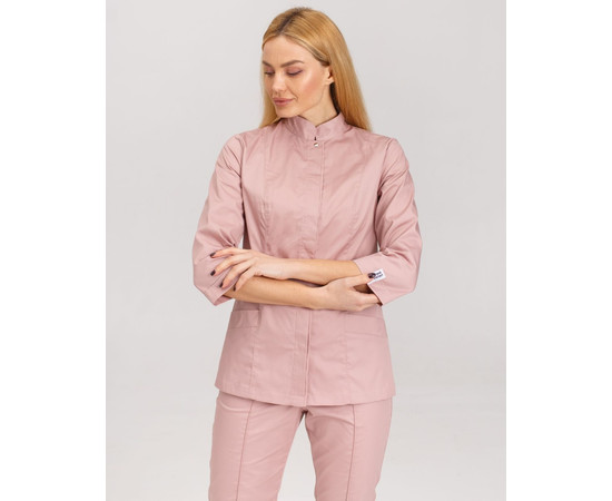 Изображение 3 Медицинский костюм женский Сакура лиловый р. 46, "БЕЛЫЙ ХАЛАТ" 124-401-678, Размер: 46, Цвет: лиловый