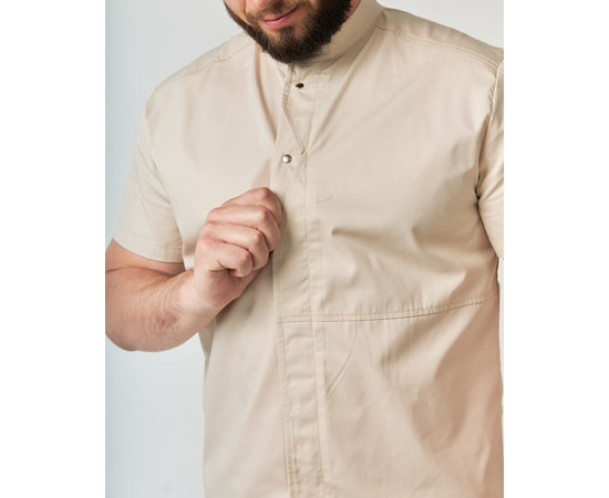 Зображення 4 Медичний костюм чоловічий Бостон кремовий р. 50, "БІЛИЙ ХАЛАТ" 129-460-679, Розмір: 50, Цвет: кремовий