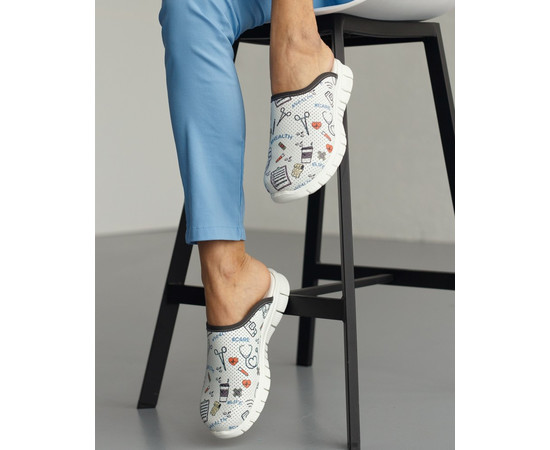 Изображение 5 Обувь медицинская сабо Health white c подошвой Lite р. 39, "БЕЛЫЙ ХАЛАТ" 149-375-580, Размер: 39, Цвет: health white