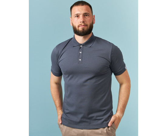 Зображення 5 Медичне поло чоловіче темно-сіре р. 3XL, "БІЛИЙ ХАЛАТ" 148-408-700, Розмір: 3XL, Цвет: темно-сірий