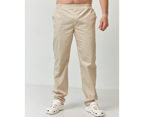 Зображення 6 Медичний костюм чоловічий Бостон кремовий р. 50, "БІЛИЙ ХАЛАТ" 129-460-679, Розмір: 50, Цвет: кремовий