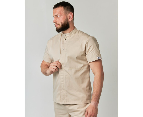 Зображення 8 Медичний костюм чоловічий Бостон кремовий р. 52, "БІЛИЙ ХАЛАТ" 129-460-679, Розмір: 52, Цвет: кремовий