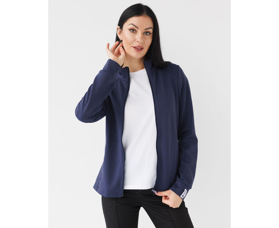 Зображення 5 Медична кофта жіноча Грейс темно-синя р. S, "БІЛИЙ ХАЛАТ" 455-406-923, Розмір: S, Цвет: темно синій