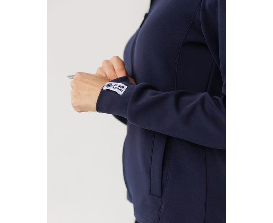 Зображення 4 Медична кофта жіноча Грейс темно-синя р. M, "БІЛИЙ ХАЛАТ" 455-406-923, Розмір: M, Цвет: темно синій